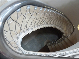 Beauharnais Beige Limestone Stairs