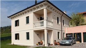 Bianco Perlino Limestone Balustrades, Railing