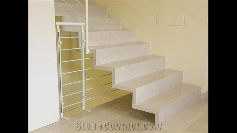 Chiampo Serpeggiante Limestone Stairs