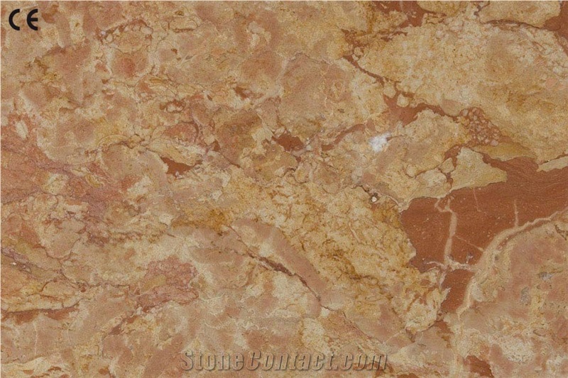 Giallo Reale Rosato Marble Tiles, Slabs