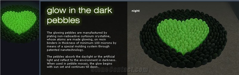 Glow in the Dark Pebbles, Glowing Pebbles