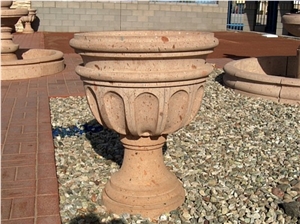 Planter Pots, Cantera Stone Pots, Cafe Alhambra Cantera Gitana Pots,Copa Pots