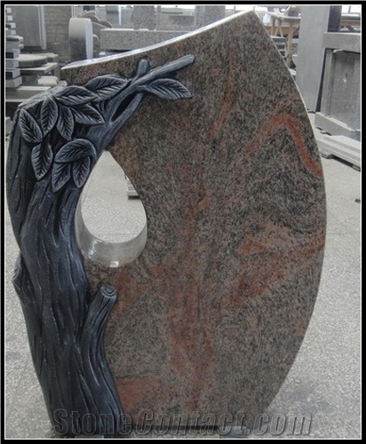 Grabstein Modelle Mit Preisen, Orion Blue Granite Monument, Tombstone
