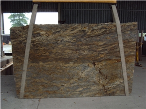 Gold Platinum Granite Slabs & Tiles, Giallo Platinum Granite