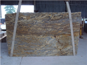 Gold Platinum Granite Slabs & Tiles, Giallo Platinum Granite