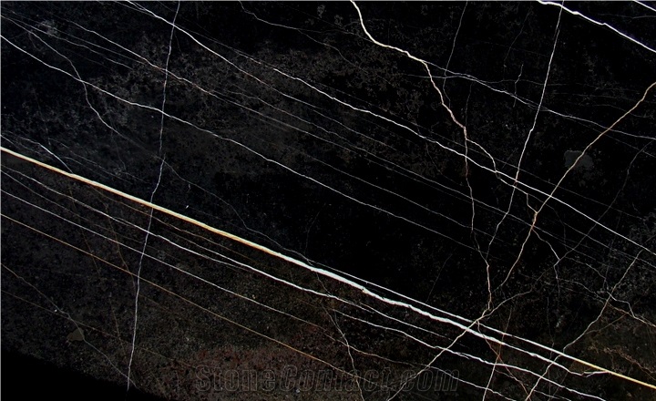 Laurent Black Marble Slabs & Tiles, Nero St Laurent Black Marble