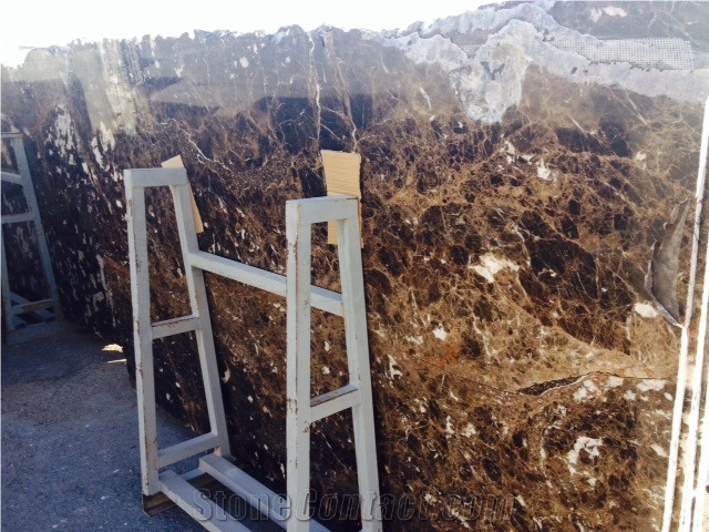 Marron Emperador Marble Slabs & Tiles, Castanho Imperador Escuro Marble