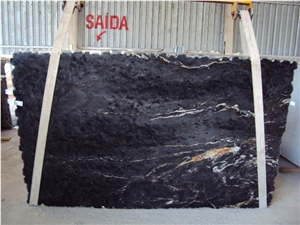 Preto Galapagos Granite Slabs & Tiles, Brazil Black Granite