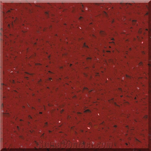 ESYL6007 Red Quartz Tiles Slab
