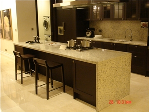 Grey Quartz Stone Countertop