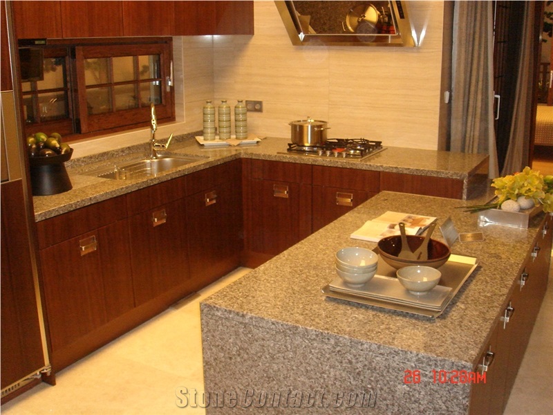 Grey Quartz Stone Countertop