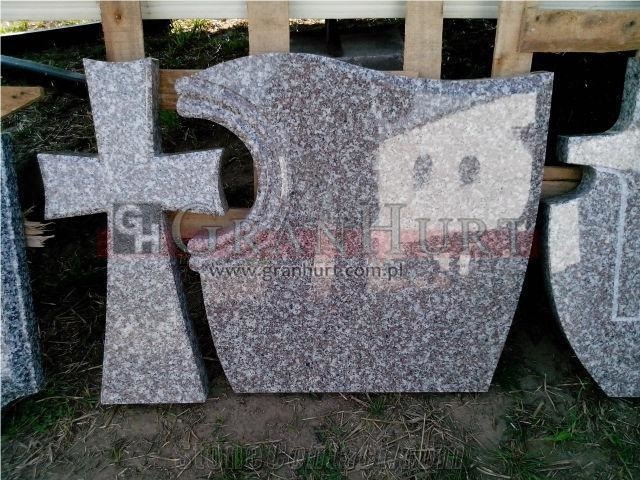 Brown Royal Granite Tombstone