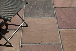 Autumn Brown Sandstone Patio Floor Tiles