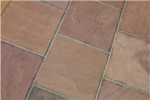 Autumn Brown Sandstone Patio Floor Tiles