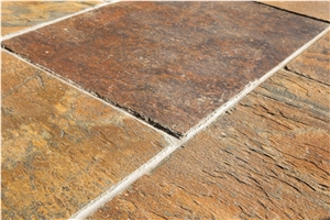 Chinese Slate Machine-cut Sides with Riven Top