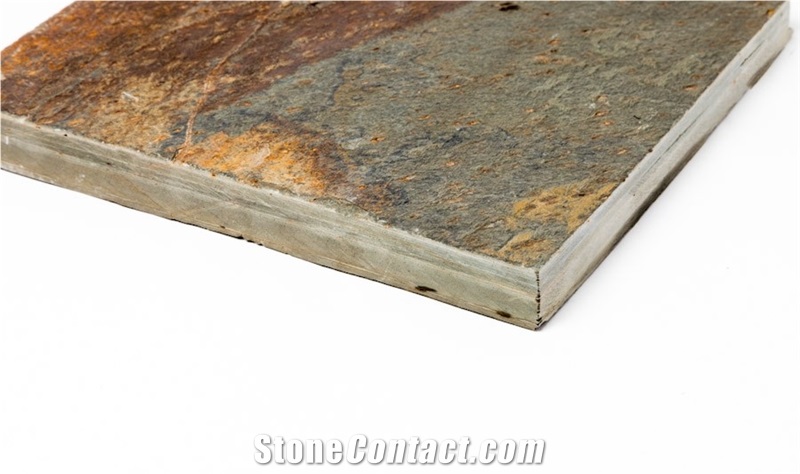 Chinese Slate Machine-cut Sides with Riven Top