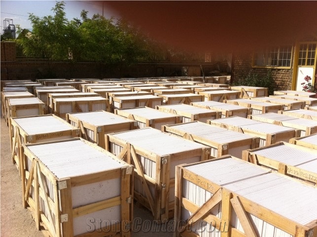 Iran White Onyx Block