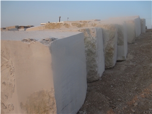 Light Beige Classic Travertine Blocks, Atashkoh Travertine Block