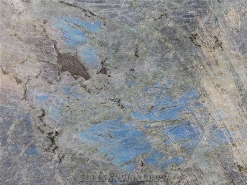 Labradorite Granite Tile, Madagascar Blue Granite