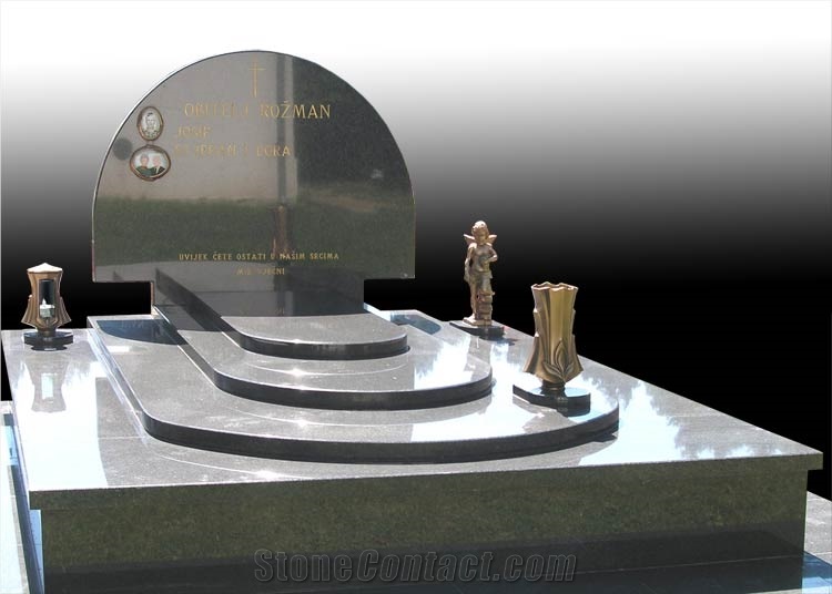 Absolute Black Granite Monument
