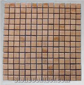 San Juan Travertine Rustic Mosaic, Travertino a La Veta Mosaic