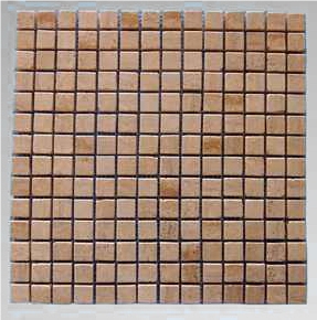 San Juan Travertine Rustic Mosaic, Travertino a La Veta Mosaic