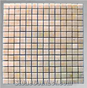 San Juan Travertine Rustic Mosaic, Travertino a La Veta Mosaic