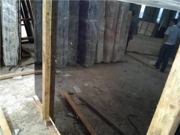 Black Lightning Marble Slabs