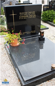 China Absolute Black Granite Monument, Shanxi Black Granite Monument