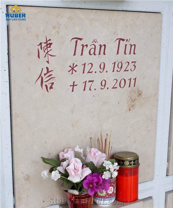 Jura Beige Limestone Columbarium