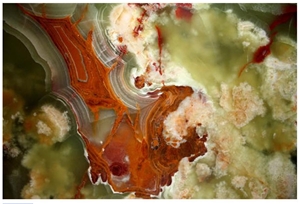 Iran Green Onyx Slabs, Tiles