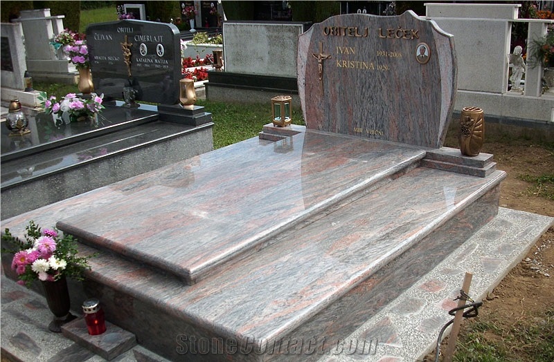 Juparana Colombo Granite Monument