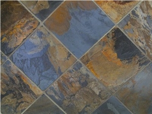 Autumn Multi Colour Slate Tiles