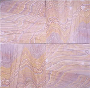 Rainbow Sandstone Lightly Honed Surface Finish Pavers