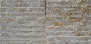 Jerusalem Grey Limestone Grooved Tiles