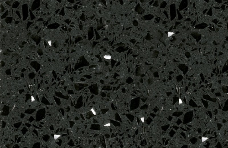 Brillante Negro Quartz Stone