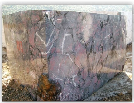 Midnight Rose Marble Blocks