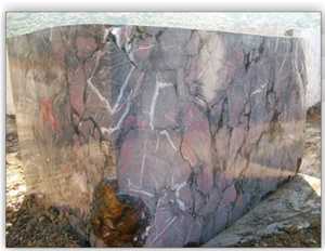 Midnight Rose Marble Blocks