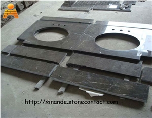 Brown Marble Bathroom Countertops, Jin Xiangyu Mable