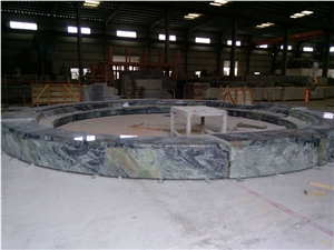 Pond, Green Jadeite C3 Pool Deck, Jadeite C3 Green Granite Pool Coping