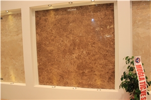Crystal Emperador Marble, Alanya Emprador Light Polished Marble