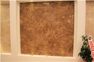 Crystal Emperador Marble, Alanya Emprador Light Polished Marble