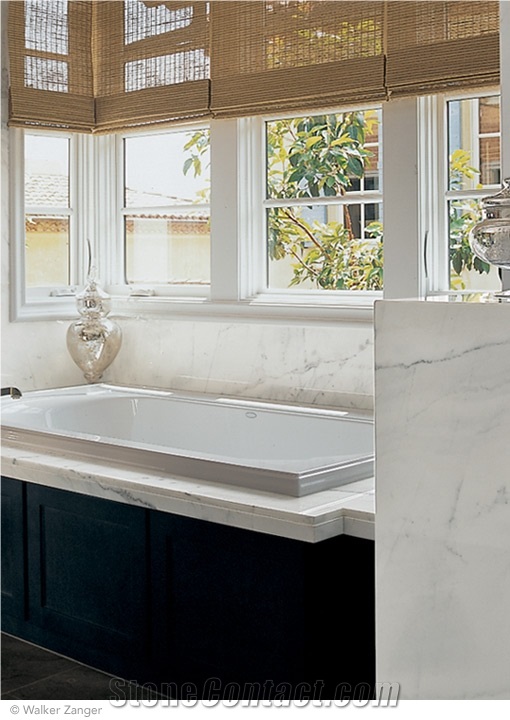 Calacatta Carrara Marble Bath Tub Surround