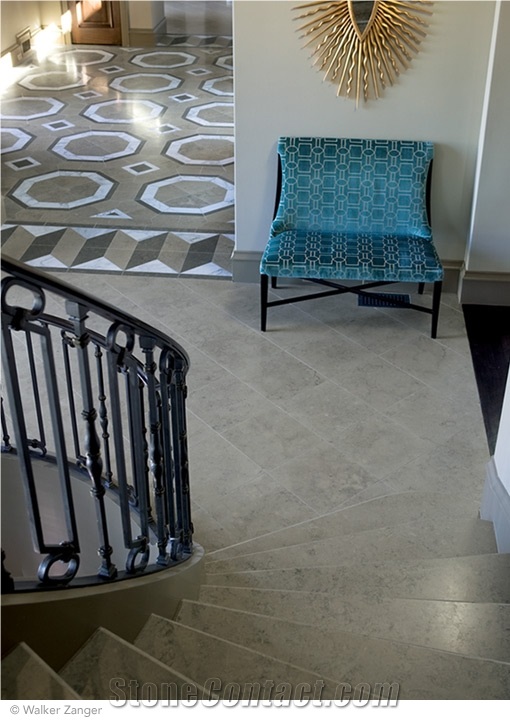 London Grey Limestone Stairs