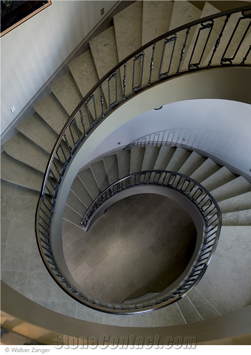 London Grey Limestone Stairs