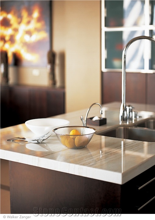 Luce Di Luna Quartzite Countertop, Luce Di Luna White Quartzite Countertop