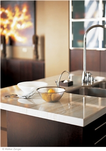 Luce Di Luna Quartzite Countertop, Luce Di Luna White Quartzite Countertop