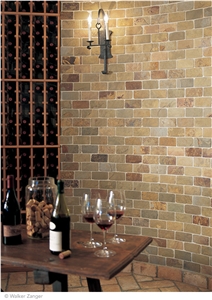 Shabui Stone Collections Tumbled Rustic Slate 3 X 6 Field Tile in Kitaro