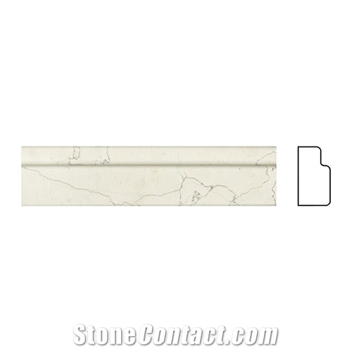 Bianco Antico Limestone Chelsea 3 Polished Molding