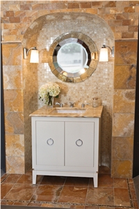 Sable Onyx Polished Field Tile, Bathroom Wall Application Sable Onyx Polished Field Tile, Bathroom Wall Application